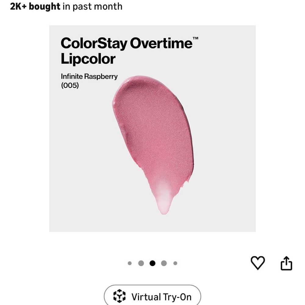 NEW! Revlon ColorStay Overtime Longwear Lip Color Bundle - Picture 4 of 4